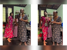 मैक्सी पहन कर बाप-बेटे ने किया रॉकस्टार जैसा डांस, कमाल के एक्सप्रेशन देकर लूट ली महफिल मैक्सी पहन कर बाप-बेटे ने किया रॉकस्टार जैसा डांस, कमाल के एक्सप्रेशन देकर लूट ली महफिल