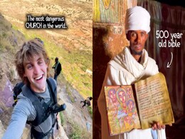 ट्रैवल व्लॉगर ने शेयर किया दुनिया के सबसे खतरनाक चर्च का Video, रास्ता इतना खतरनाक, कभी भी जा सकती है जान ट्रैवल व्लॉगर ने शेयर किया दुनिया के सबसे खतरनाक चर्च का Video, रास्ता इतना खतरनाक, कभी भी जा सकती है जान