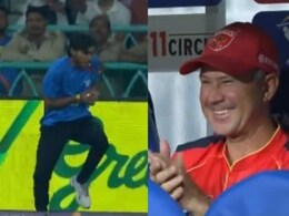 Ricky Ponting All Smiles, Applauds Incredible Catch By Ball Boy After Nehal Wadhera's Six In LSG vs PBKS Match