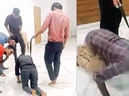 गळ्यात पट्टा टाकून कुत्र्याप्रमाणे पाणी पाजलं, टार्गेट पूर्ण न केल्यानं कर्मचाऱ्याला भयंकर शिक्षा