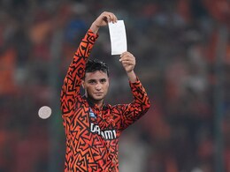 "This Is For...": Abhishek Sharma's Mysterious Note After 40-Ball 100 For SRH vs PBKS Revealed