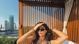 Khushi Kapoor Welcomes Summer In A Stylish Blue Bodycon Dress