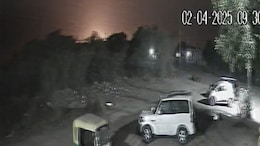 CCTV Captures Moment Air Force's Jaguar Jet Crashed In Gujarat