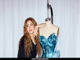 Shakira Slays A Signature Gaurav Gupta Aqua Breast Plate And Sculpted Organza Skirt Shakira Slays A Signature Gaurav Gupta Aqua Breast Plate And Sculpted Organza Skirt
