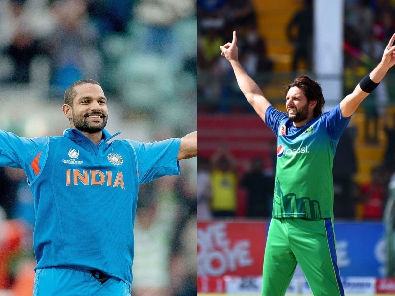 Shikhar Dhawan Vs Shahid Afridi: 'आणखी किती घसरणार...',  शिखर धवननं शाहिद आफ्रिदीला  सुनावलं