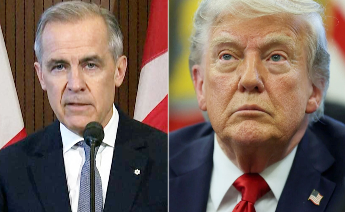 "It's Over": Canada PM Mark Carney Closes Door On Donald Trump's Takeover Plan