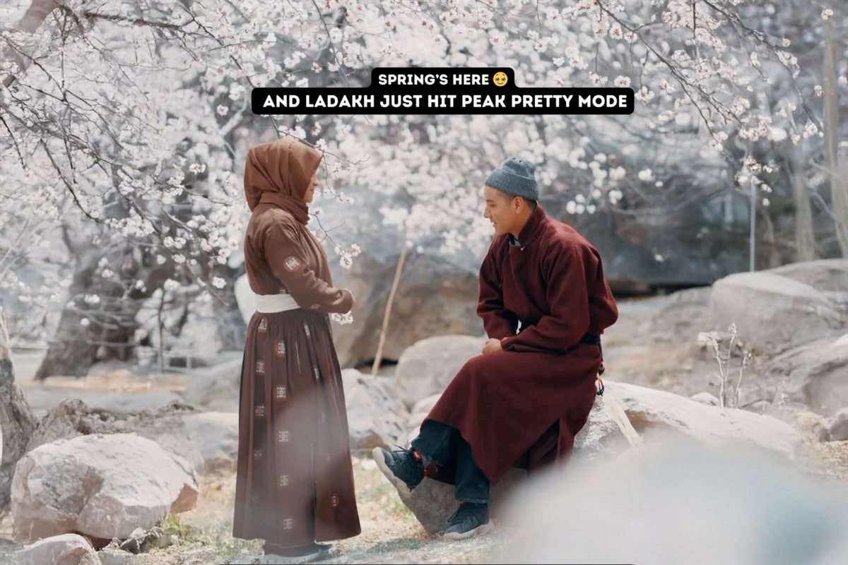 Sayan Nath in Ladakh: Where Spring Paints the Town with Vibrant Hues