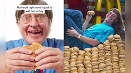 Watch: Man Sets Guinness World Records For Eating 35,000 Big Macs In His Lifetime