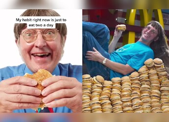 Watch: Man Sets Guinness World Records For Eating 35,000 Big Macs In His Lifetime Watch: Man Sets Guinness World Records For Eating 35,000 Big Macs In His Lifetime