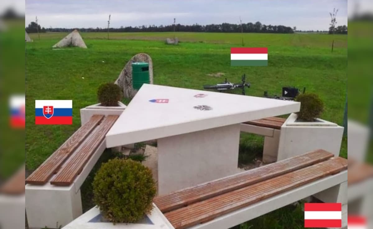 Тази уникална маса за пикник ви позволява да ядете обяд в три страни наведнъж 