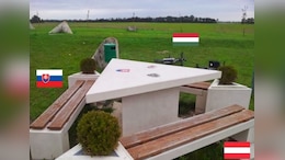 This Unique Picnic Table Lets You Eat Lunch In Three Countries At Once