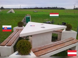 This Unique Picnic Table Lets You Eat Lunch In Three Countries At Once