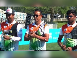 India Clinch Silver In Mens Recurve Team Event At Archery World Cup Stage 1 India Clinch Silver In Mens Recurve Team Event At Archery World Cup Stage 1