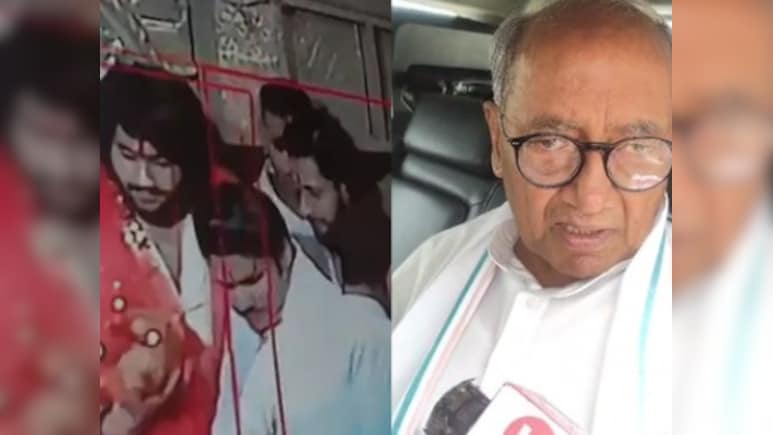 MP Politics : बेटे की हरकत पर घिरे BJP विधायक, दिग्विजय सिंह ने की 'पुजारी की FIR पर एक्शन की मांग
