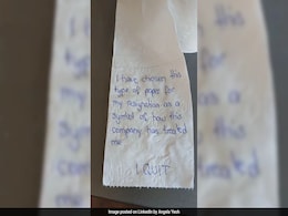"Felt Like Toilet Paper": Employee's Honest Resignation Note Is Viral "Felt Like Toilet Paper": Employee's Honest Resignation Note Is Viral