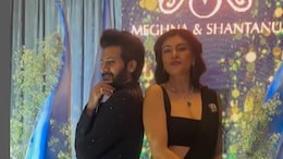 Viral: Sushmita Sen And Karan Veer Mehra Twin In Black, Pose For Paps At A Wedding event