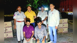 Rajasthan: पीलीबंगा में 1 करोड़ रुपए की शराब से लदा कैंटर जब्त,&nbsp;गुजरात में हो रही थी तस्करी, दो गिरफ्तार&nbsp;