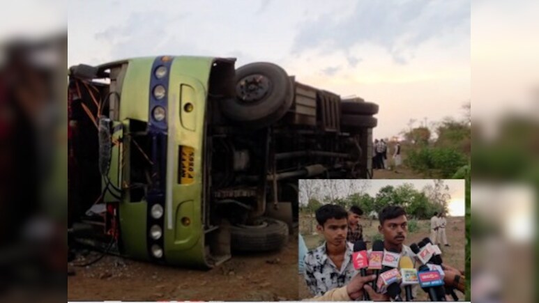 शराबी ड्राइवर ने बीच सड़क पर लहराई बारातियों से भरी गाड़ी फिर लगा दी छलांग, खाई में बस गिरने से 20 घायल