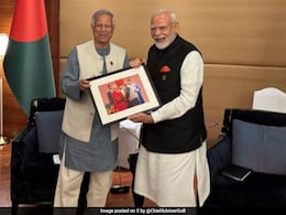 Muhammad Yunus Gifts PM Modi Throwback Photo At Bilateral Meet In Thailand Muhammad Yunus Gifts PM Modi Throwback Photo At Bilateral Meet In Thailand
