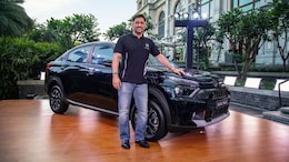 MS Dhoni Brings Home First Unit Of Citroen Basalt Dark Edition