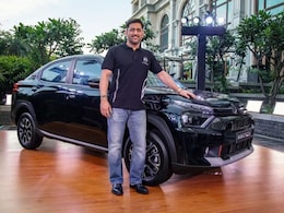 MS Dhoni Brings Home First Unit Of Citroen Basalt Dark Edition