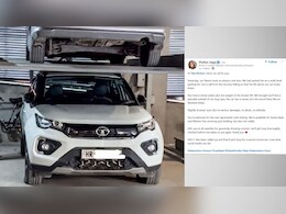 Tata Nexon Survives Parking Lift Fall, Owner Says 'New Ad For Carmaker'