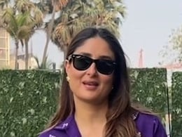 Kareena Kapoor Looks Everyday Chic In A Purple Bandhani Shirt And Blue Jeans Kareena Kapoor Looks Everyday Chic In A Purple Bandhani Shirt And Blue Jeans