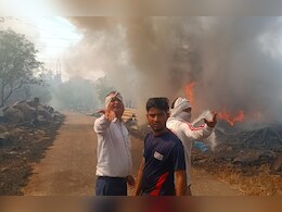 Rajasthan: कोटा के थर्मल पावर प्लांट परिसर में लगी भीषण आग, बुझाने की कोशिशें जारी; पास के जंगल तक फैली  Rajasthan: कोटा के थर्मल पावर प्लांट परिसर में लगी भीषण आग, बुझाने की कोशिशें जारी; पास के जंगल तक फैली