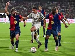Luis Figo, Fernando Morientes Star As Real Madrid Beat Barcelona In 'Legends Faceoff' In Mumbai Luis Figo, Fernando Morientes Star As Real Madrid Beat Barcelona In 'Legends Faceoff' In Mumbai