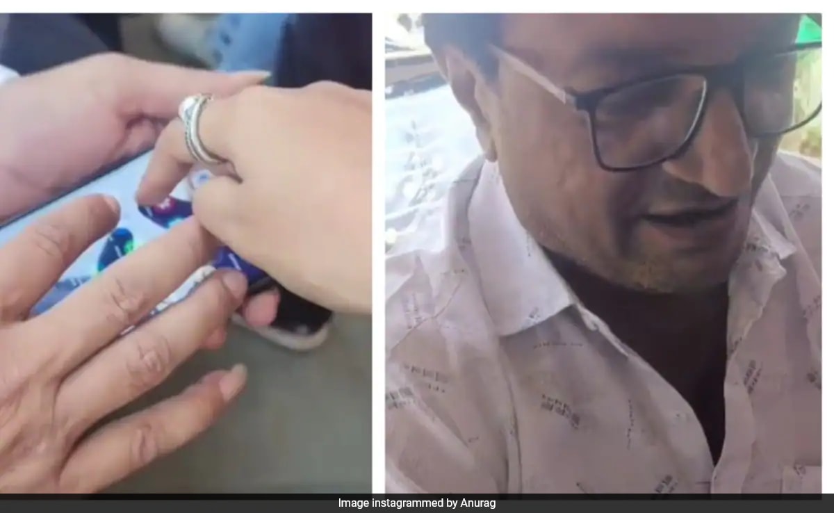 Видео се появи онлайн показвайки жена която се сблъсква с