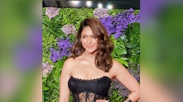 Mrunal Thakur Is A Stunner In A Sheer Black Bodycon Dress