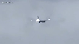 US Airlines Plane's Engine Bursts Into Flames Mid-Air After 'Rabbit Strike'
