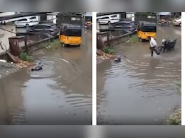 स्कूल जा रहे बच्चे को लगा करंट, पानी में गिरते ही लगा झटपटाने, मासूम को बचाने के लिए शख्स ने लगाई जान की बाजी
