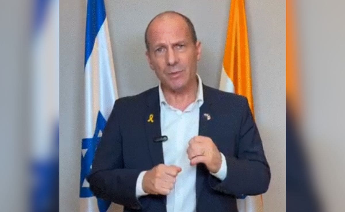 Ню Делхи Посланикът на Израел в Индия Ревен Азар днес