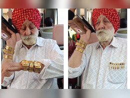 दोनों हाथों में पहनी 3-3 सोने की घड़ियां! पॉकेट में लगाए दर्जन भर सोने की पेन, यात्रा करते बुजुर्ग को देख लोग बोले- भाई चक्कर क्या है दोनों हाथों में पहनी 3-3 सोने की घड़ियां! पॉकेट में लगाए दर्जन भर सोने की पेन, यात्रा करते बुजुर्ग को देख लोग बोले- भाई चक्कर क्या है