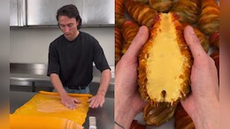 "This Is Amazing": Italian Chef's Artistic Mango Pastry Recipe Impresses Foodies