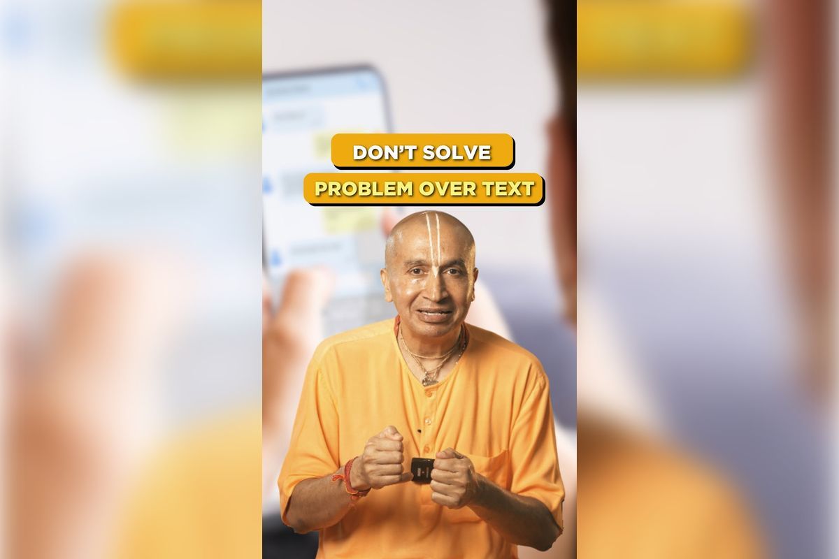 Gauranga Das on Why Your Voice Matters More Than a Text