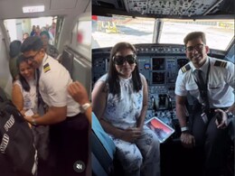 Watch: Pilot Makes Sweet Announcement During His First Flight With Mother On Board