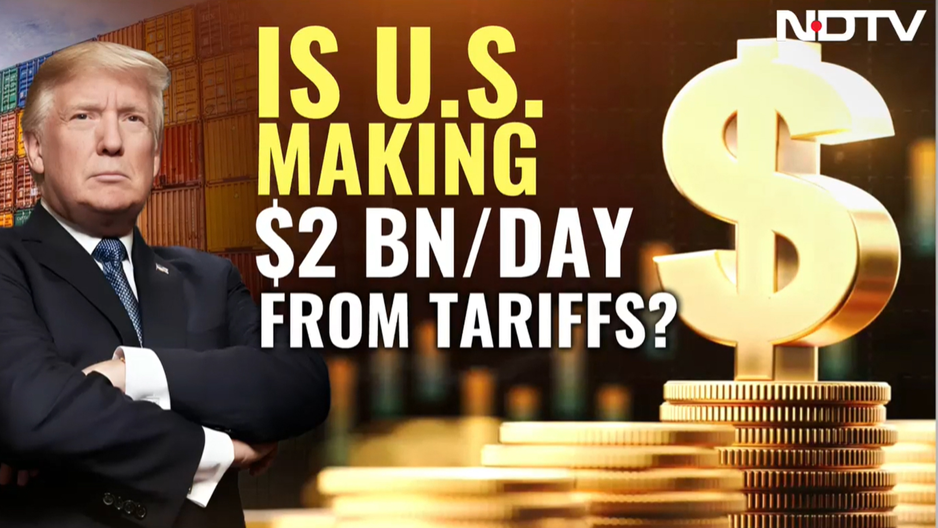 Trump Claims $2 Billion Daily In Tariff Revenue, Here's What Govt Data Says