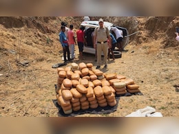 रोड एक्सीडेंट ने खोल दिया गांजा की बड़ी तस्करी का राज, झाड़ियों में छुपाने की चल रही थी कोशिश