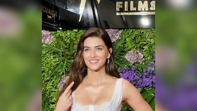 kriti sanon silver dress Kriti Sanon Keeps It Glitzy And Glamorous In A Silver Embellished Gown