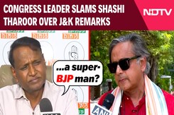 "Super BJP Man?" Congress Leader Slams Shashi Tharoor Over J&K Remarks "Super BJP Man?" Congress Leader Slams Shashi Tharoor Over J&K Remarks