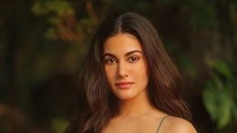 Amyra Dastur Exudes Summer Vibes In A Blue Slip Dress