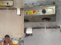 शावर के शौकीन शख्स ने लगाया कमाल का जुगाड़, गैस वाले चूल्हे का नहीं देखा होगा ऐसा गजब इस्तेमाल