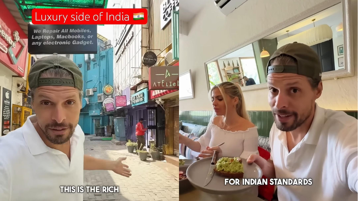 Watch: Dutch YouTuber Surprised By "Expensive Side" Of Delhi, Gets Schooled By Indians