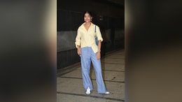 Pooja Hegde Serves Uber Cool Style In A Yellow Shirt And Blue Denims