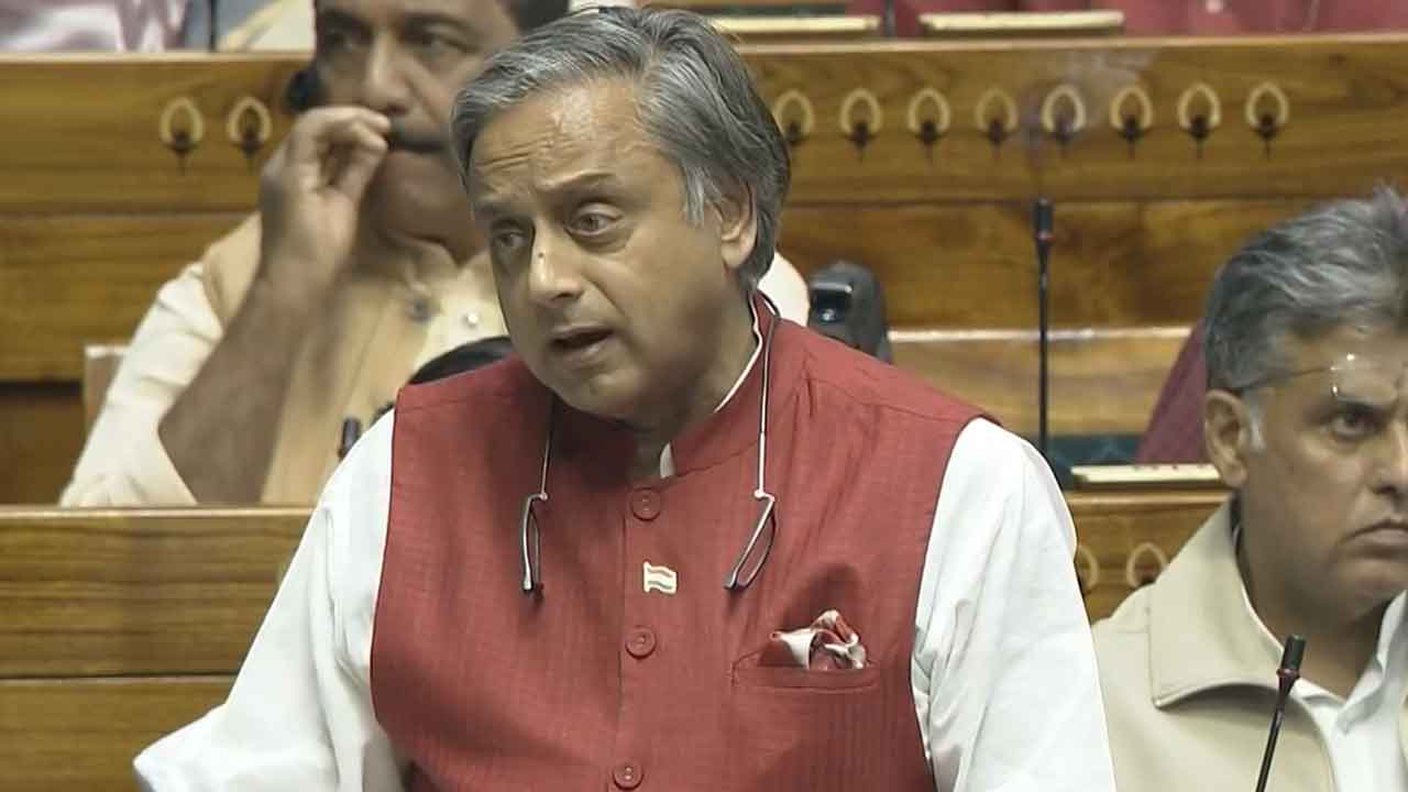 Shashi Tharoor Speaks On President's Rule In Manipur In Lok Sabha