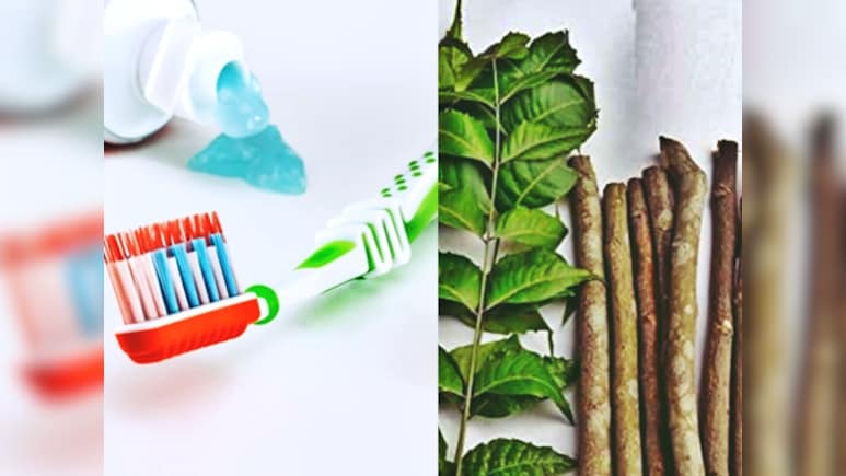 दांतों पर ब्रश नहीं दांतून करें इस्&zwj;तेमाल, आचार्य बालकृष्ण ने बताए फायदे, जानें किस पेड़ की दातून है बेस्&zwj;ट और इस्&zwj;तेमाल का सही तरीका
