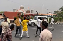 Video: Samajwadi Party MP's Convoy Attacked With Tyres Video: Samajwadi Party MP's Convoy Attacked With Tyres