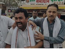 Beed News : "...आता सहनशीलता संपली", अजित पवारांच्या दौऱ्यादरम्यान शिक्षक ढसढसा रडला